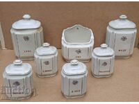 Porcelain spice jars from Sot.vreme