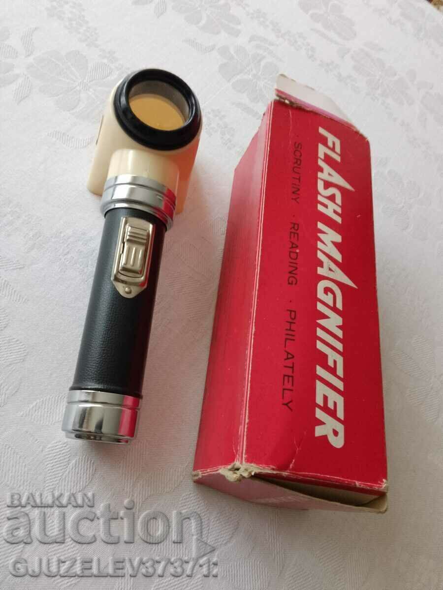 Vintage magnifier with lantern for coins stamps cards and other products with price 49.00 BGN | € 25.05 Vintage magnifier with lantern for coins stamps cards and other products with price 49.00 BGN | € 25.05