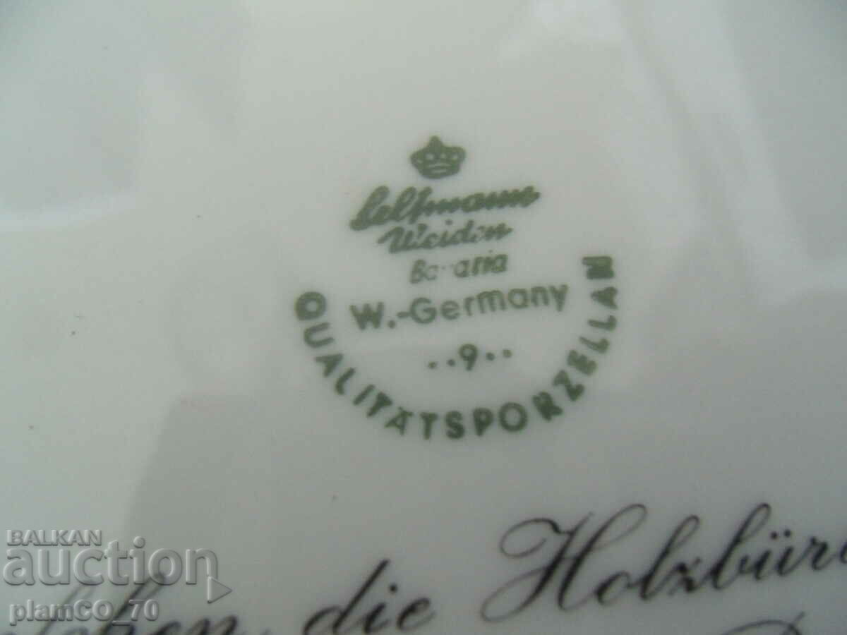 #*7535 old porcelain plate / panel - feltmann Weiden - 5 #*7535 old porcelain plate / panel - feltmann Weiden - 5