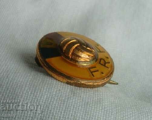 Romanian Football Federation badge with price 3.00 BGN | € 1.53 Romanian Football Federation badge with price 3.00 BGN | € 1.53