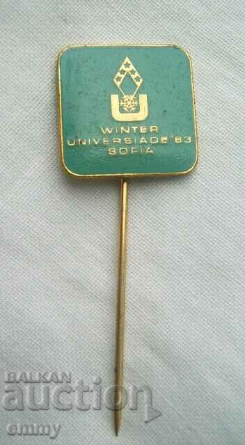 Badge Winter Universiade 1983, Sofia