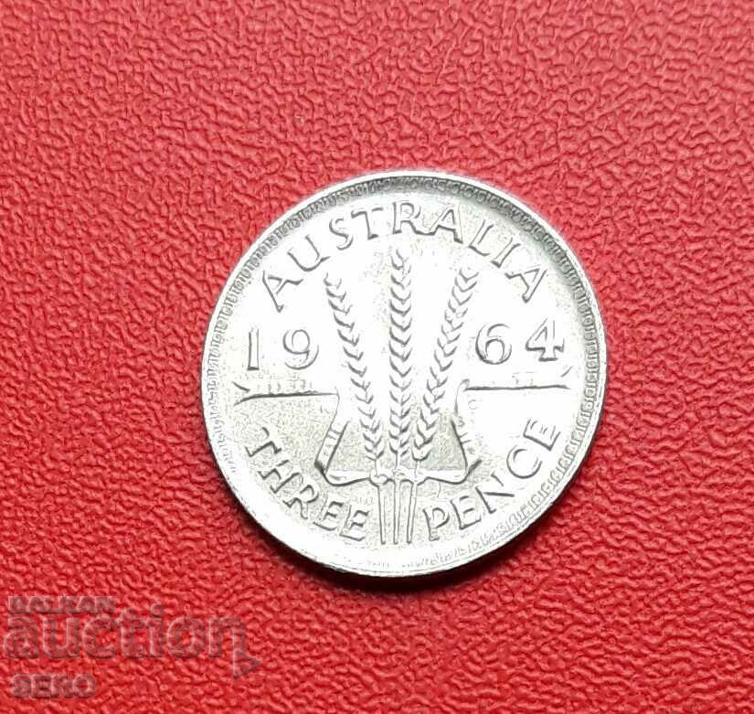 Australia-3 pence 1964