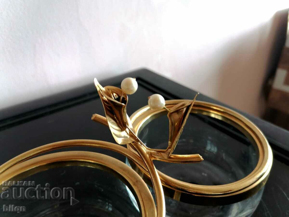 Beautiful Gold Plated Crystal Bowl 24K with price 29.98 BGN | € 15.33 Beautiful Gold Plated Crystal Bowl 24K with price 29.98 BGN | € 15.33