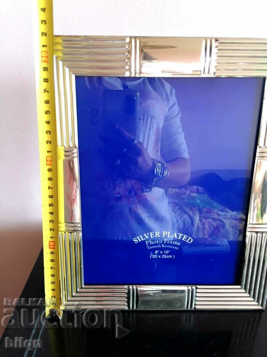 Great Silver Plated Large Picture Frame - 5 Great Silver Plated Large Picture Frame - 5
