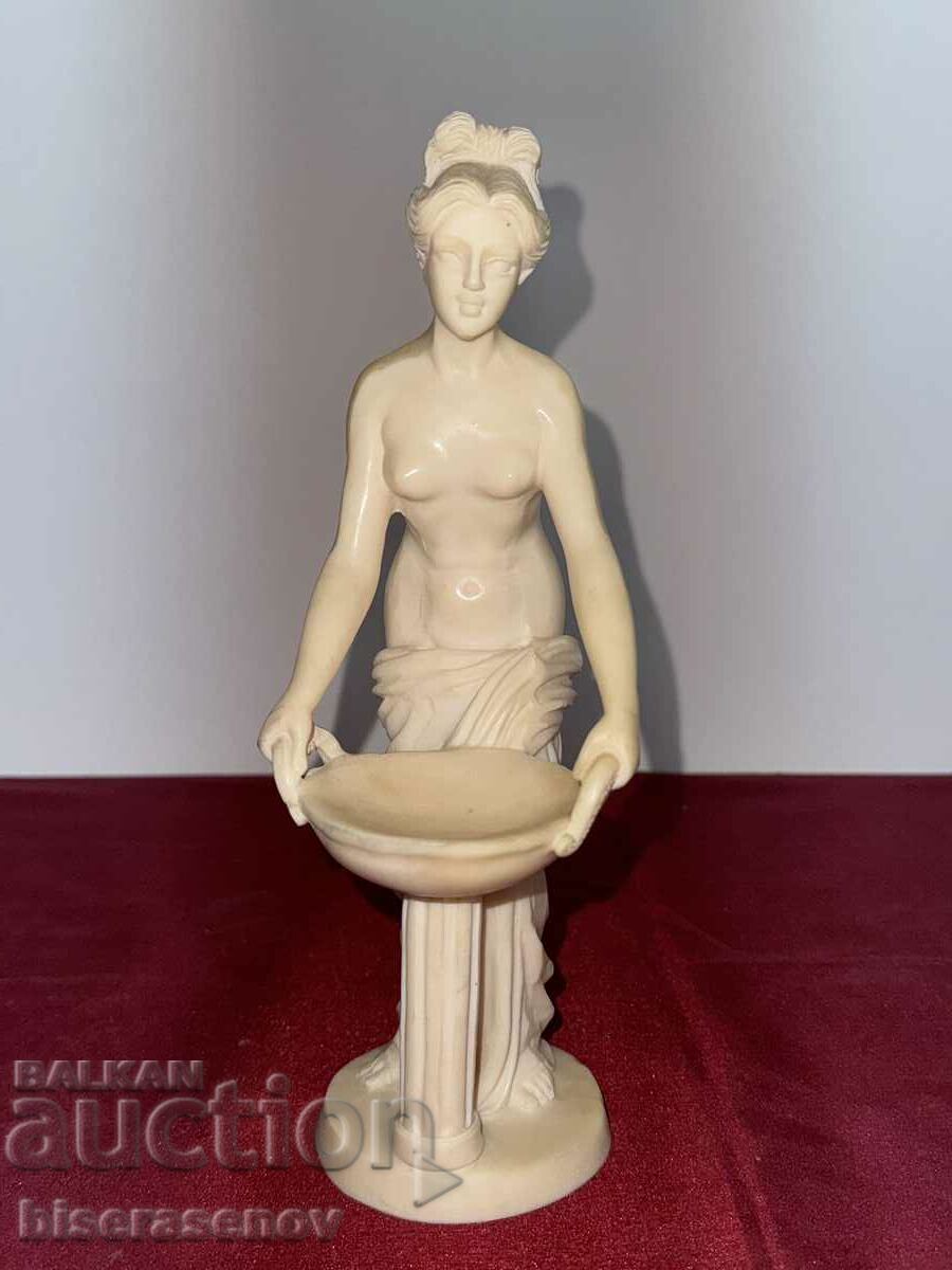 A beautiful alabaster figure