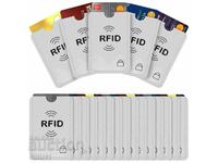 5 τεμ. Θήκες προστασίας πιστωτικών και χρεωστικών καρτών RFID /γ