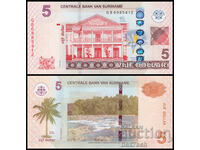 ❤️ ⭐ Suriname 2012 $5 UNC New ⭐ ❤️