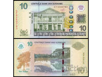 ❤️ ⭐ Суринам 2019 10 долара UNC нова ⭐ ❤️