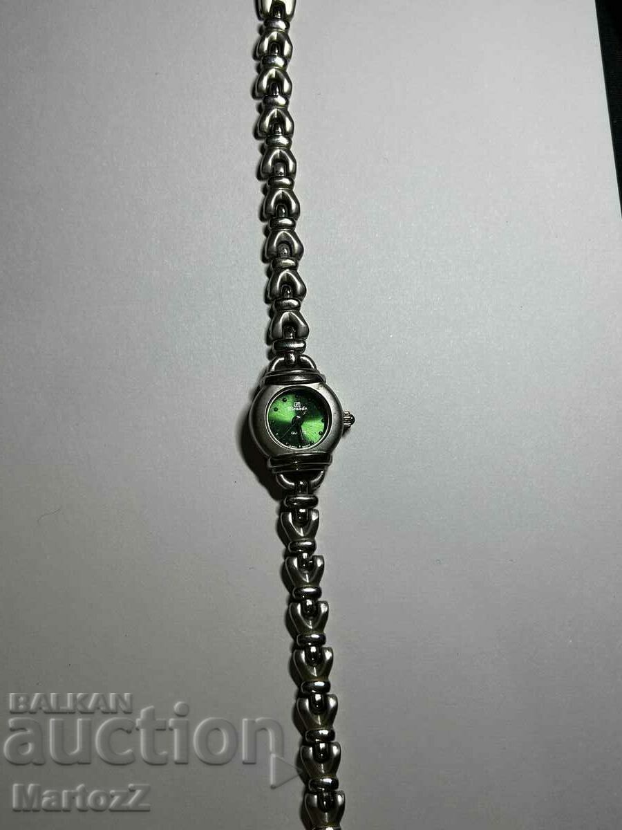 Γυναικείο ρολόι Ricardo Quartz με πράσινη πέτρα κορώνα