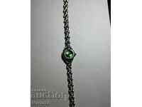 Ricardo Quartz Дамски часовник с Зелен камък на Коронката