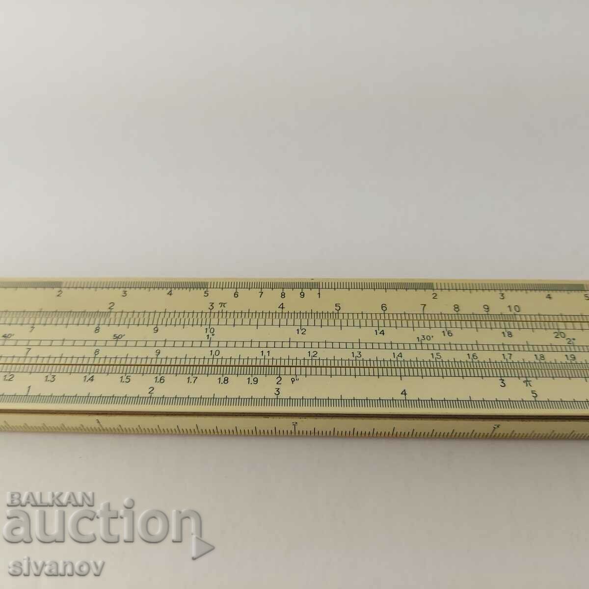 Auction Old Soviet logarithmic line Leningrad 1962 #5582 Auction Old Soviet logarithmic line Leningrad 1962 #5582