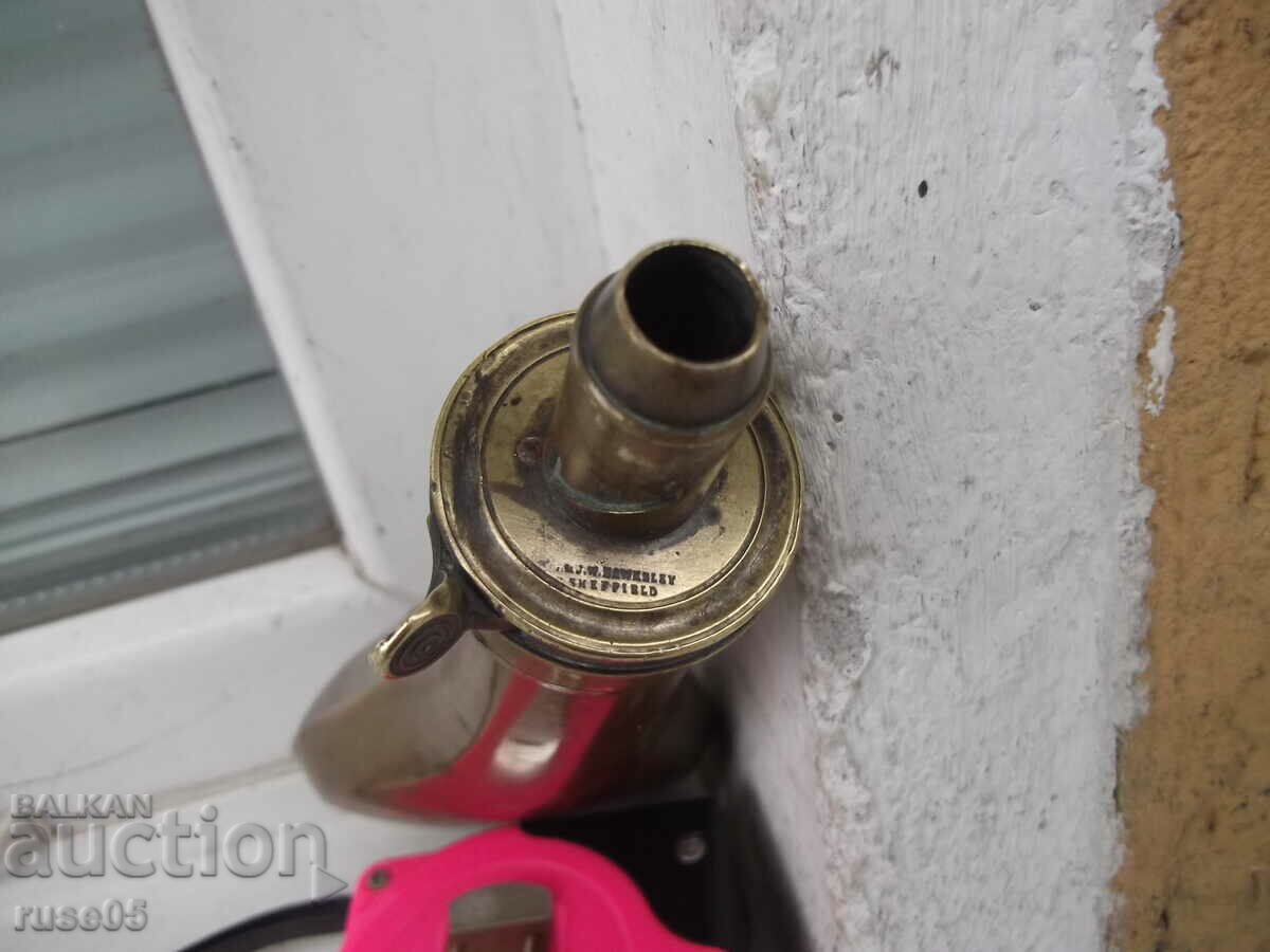 "G. & J.W.HAWKSLEY - SHEFFIELD" English gunpowder box - 6 "G. & J.W.HAWKSLEY - SHEFFIELD" English gunpowder box - 6