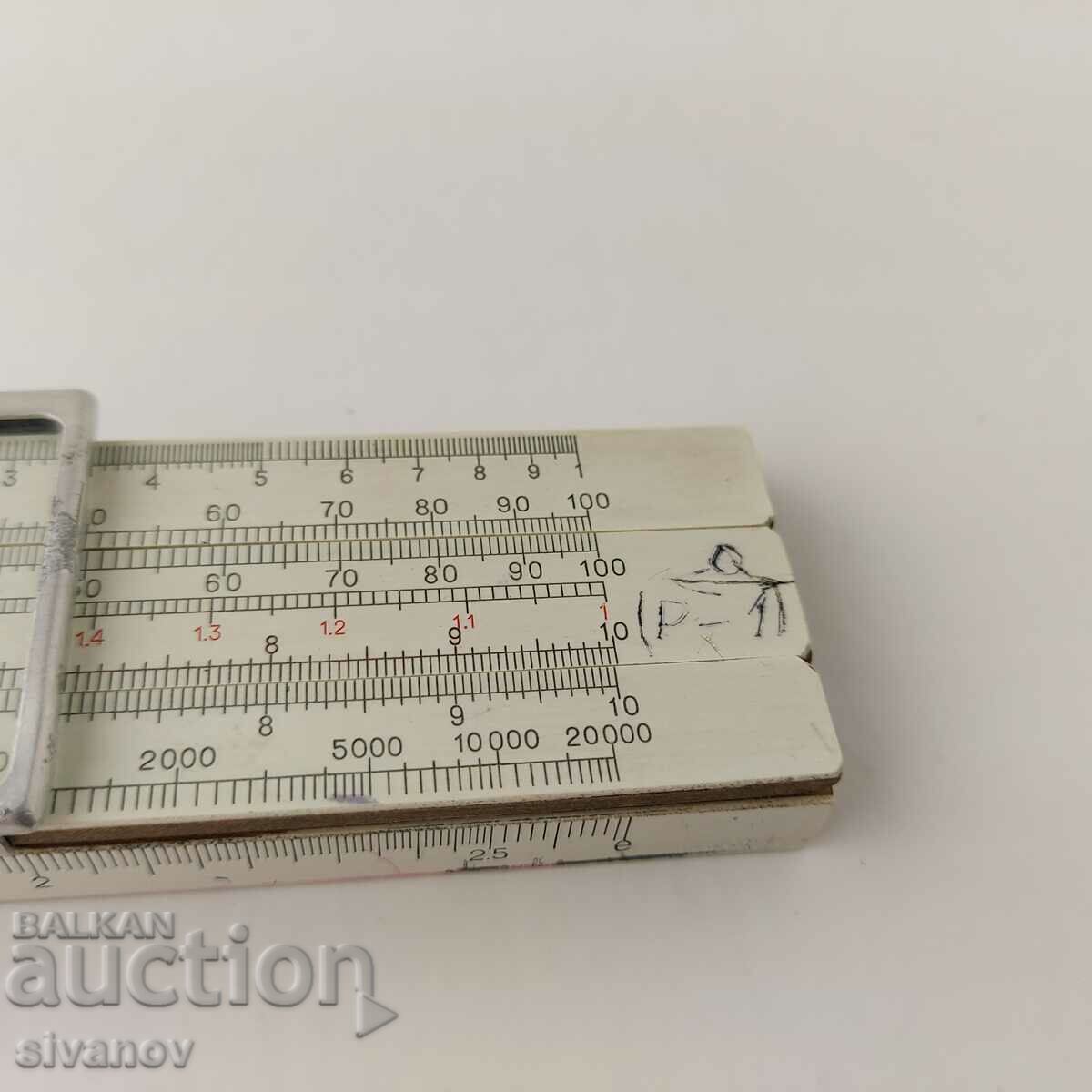 Auction  Old Soviet logarithmic line Leningrad 1969 #5583