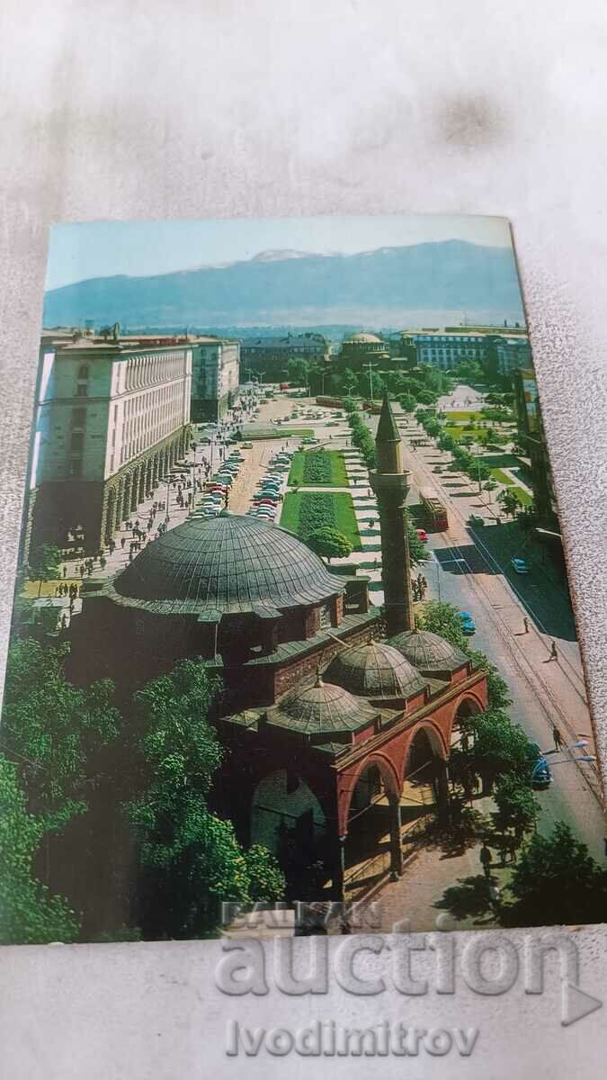 Пощенска картичка София Булевард Георги Димитров 1974