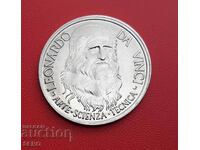 Италия-медал-Леонардо да Винчи