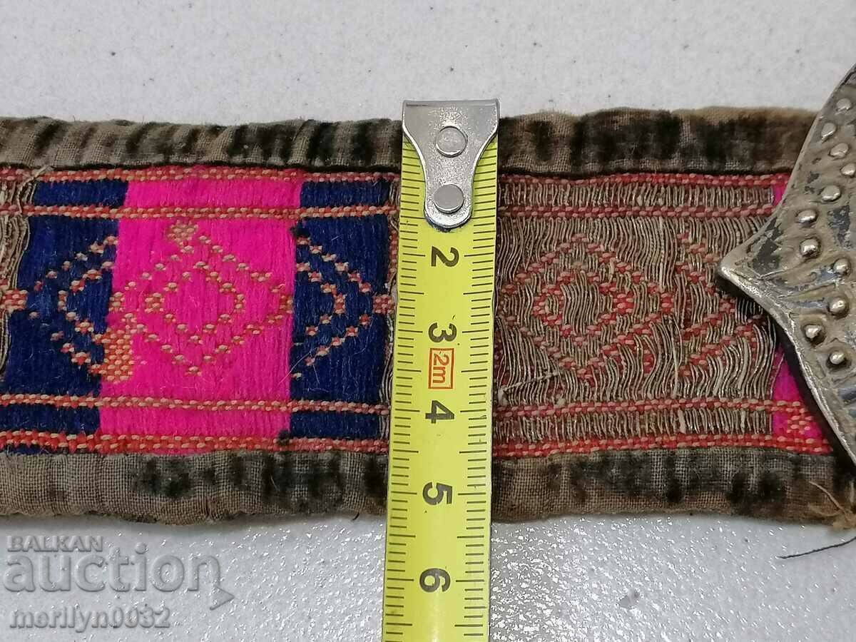 Revival Silver Pafta Belt with Tinsel Pafta Choprazi - 6 Revival Silver Pafta Belt with Tinsel Pafta Choprazi - 6