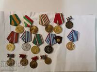 Set of medals, 15 pieces