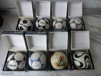 Футбол - Макети на футболните топки от Световните първенства