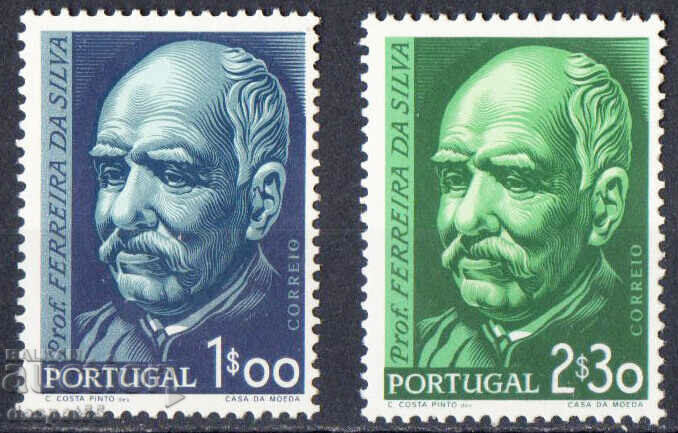 1956. Португалия. 100 години от рождението на да Силвас.