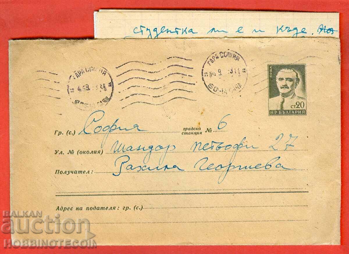 ΦΑΚΕΛΟΣ ΤΑΞΙΔΙΟΥ ΒΟΥΛΓΑΡΙΑ με ΓΡΑΜΜΑ ΓΕΩΡΓΙ ΝΤΙΜΗΤΡΟΦ 20ος αιώνας 1959 - 1 ΦΑΚΕΛΟΣ ΤΑΞΙΔΙΟΥ ΒΟΥΛΓΑΡΙΑ με ΓΡΑΜΜΑ ΓΕΩΡΓΙ ΝΤΙΜΗΤΡΟΦ 20ος αιώνας 1959 - 1