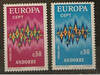 Γαλλική Ανδόρα 1972 Ευρώπη CEPT €18 MNH