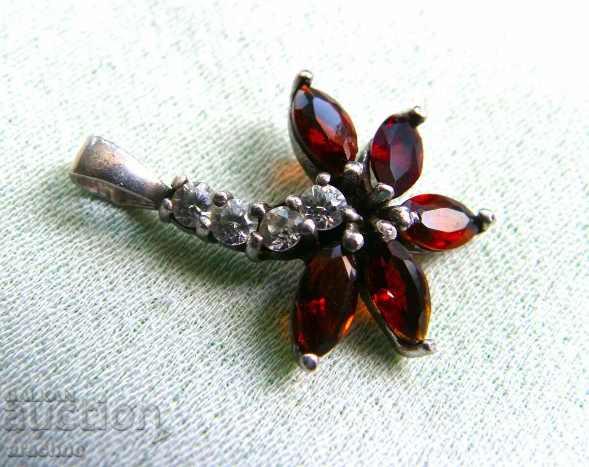 Silver medallion with Czech grenades with price 75.00 BGN | € 38.35 Silver medallion with Czech grenades with price 75.00 BGN | € 38.35