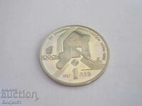 1987 1 lev 15th Winter Olympic Games Calgary