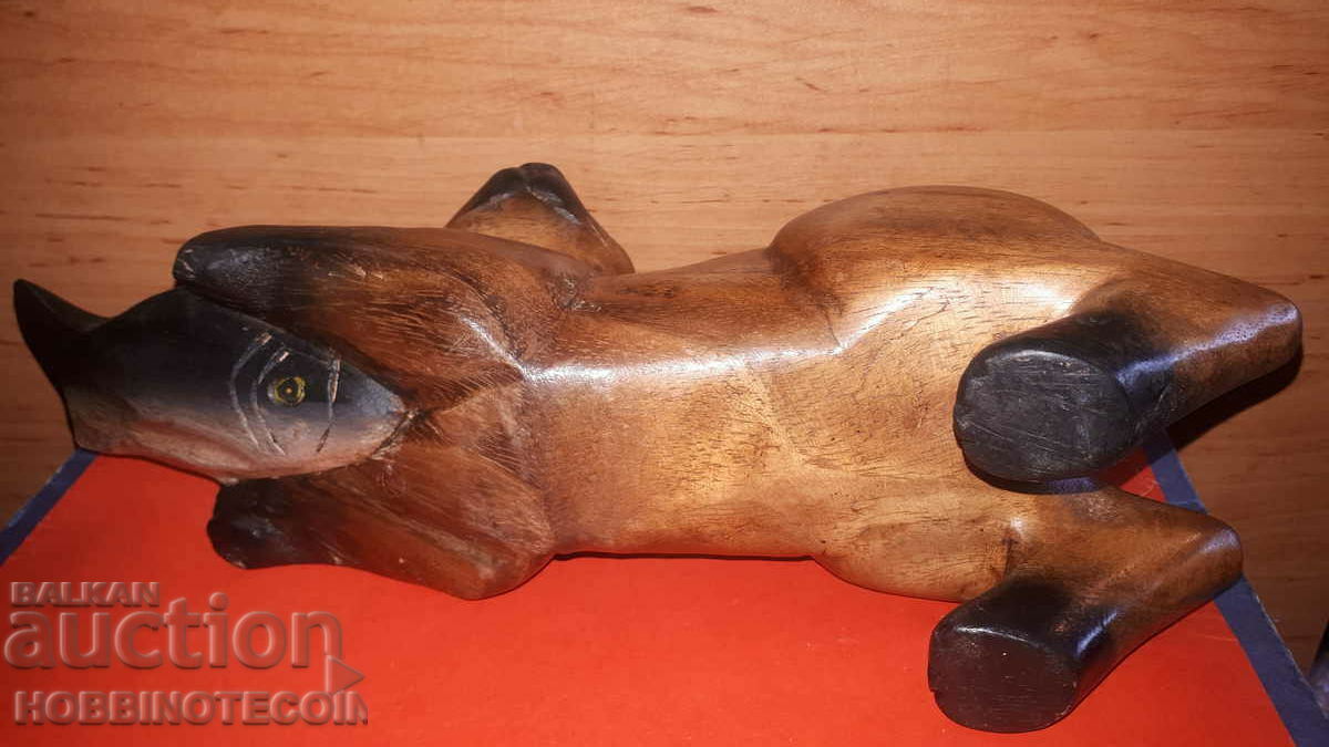 STATUETA DIN LEMN PISICĂ 8 - 5 STATUETA DIN LEMN PISICĂ 8 - 5