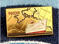 Значка Кораб Русия СССР