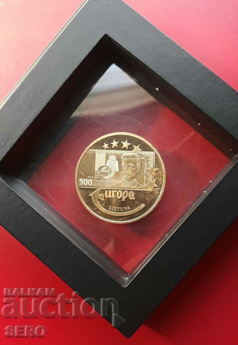 Lituania-medalie 2003 într-un cadru