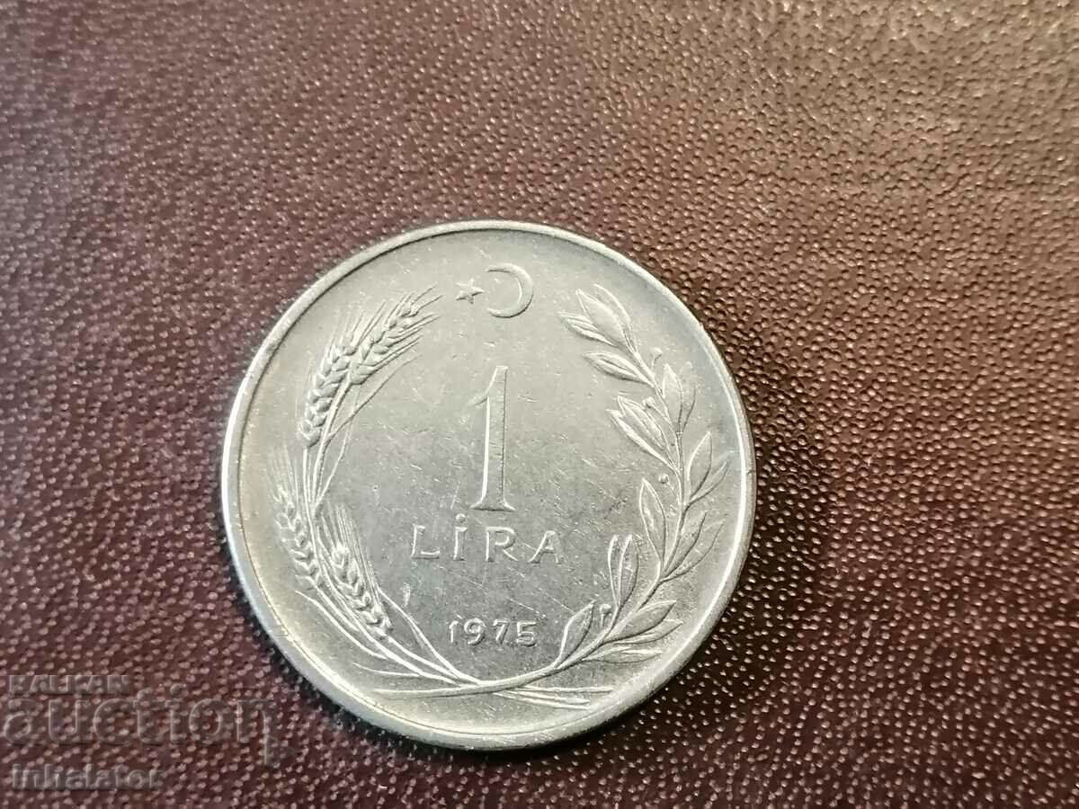 1975 год 1 лира Турция