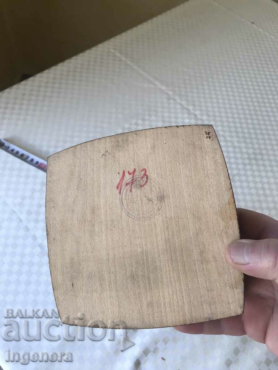 BOX WOOD PYROGRAPH DRAWING ANTIQUE FROM SOCA MOSTRA - 6 BOX WOOD PYROGRAPH DRAWING ANTIQUE FROM SOCA MOSTRA - 6