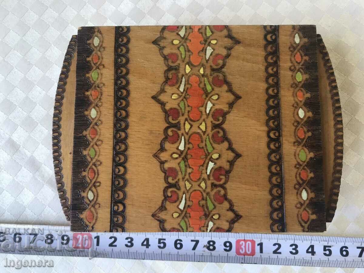 BOX WOOD PYROGRAPH DRAWING ANTIQUE FROM SOCA MOSTRA with price 48.00 BGN | € 24.54 BOX WOOD PYROGRAPH DRAWING ANTIQUE FROM SOCA MOSTRA with price 48.00 BGN | € 24.54