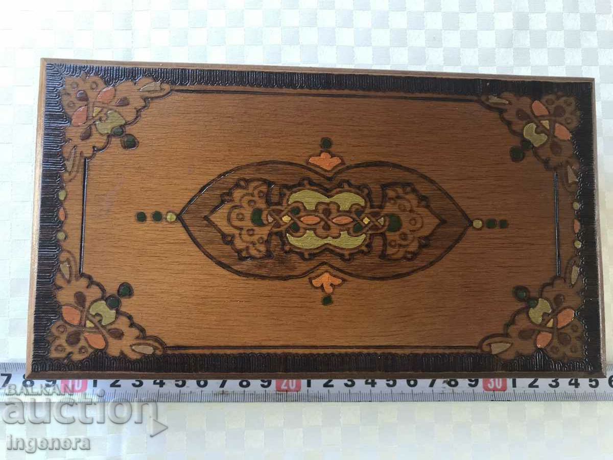 BOX WOOD PYROGRAPH DRAWING ANTIQUE FROM SOCA MOSTRA with price 48.00 BGN | € 24.54 BOX WOOD PYROGRAPH DRAWING ANTIQUE FROM SOCA MOSTRA with price 48.00 BGN | € 24.54