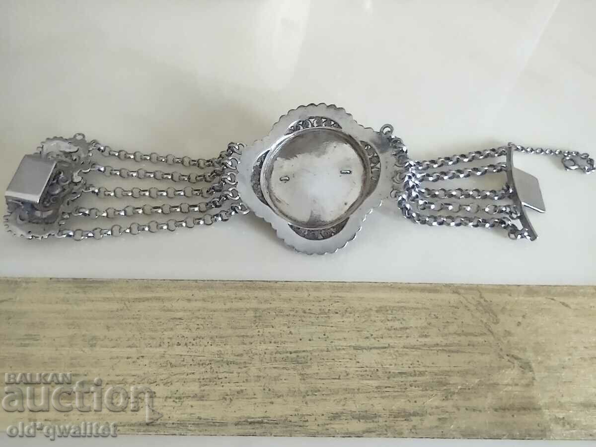 Auction SILVER BRACELET, with a unique design and masterful ideas Auction SILVER BRACELET, with a unique design and masterful ideas