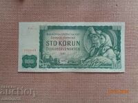 100 de coroane Cehoslovacia 1961
