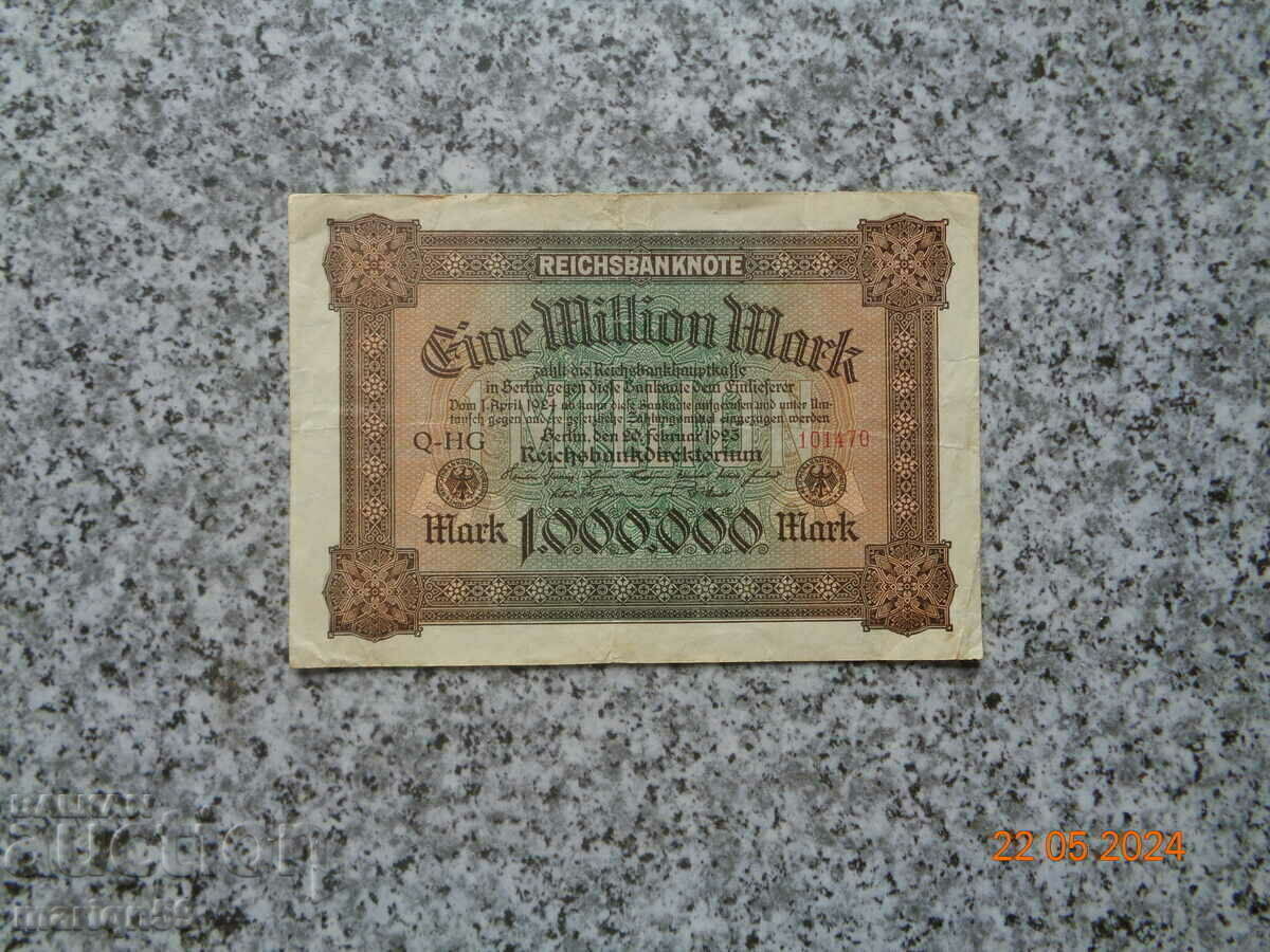 1,000,000 marks 1923 1,000,000 marks 1923