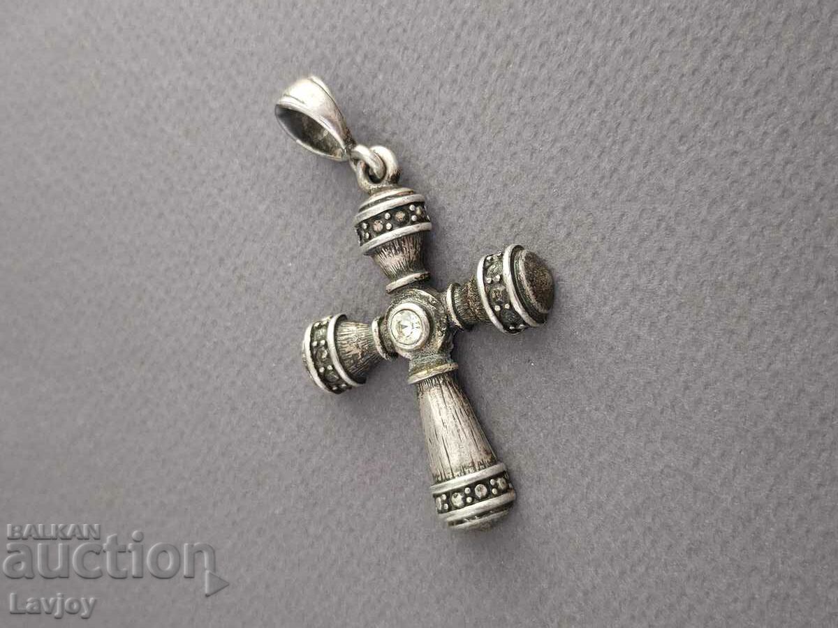 Auction  Silver plated cross