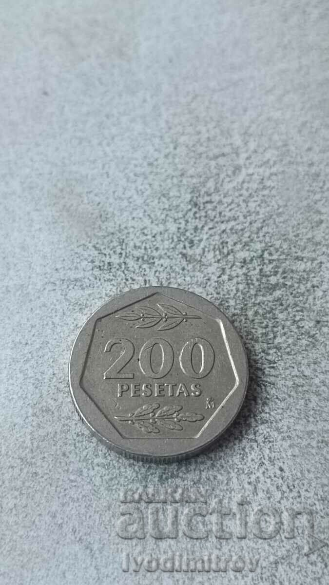 Spain 200 pesetas 1986