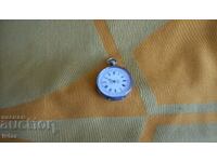 Ceas de buzunar elvețian argintiu