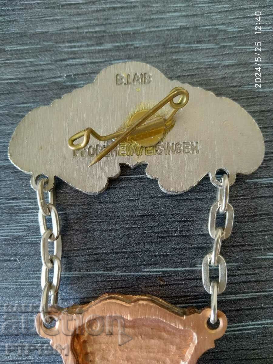 Auction  plaque...badge