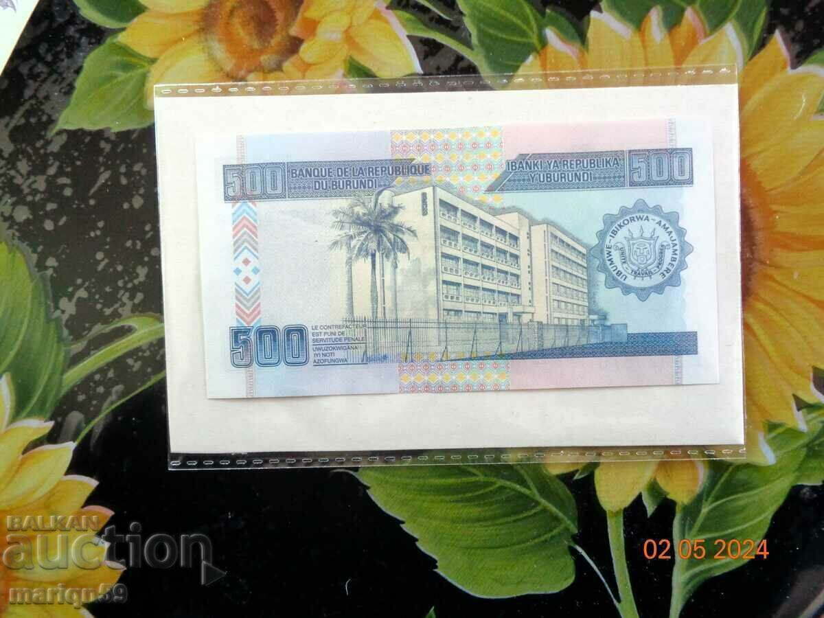 500 de franci burundieni - livrare posibilă pentru 2,00 BGN prin econt cu preț € 3.00 | 5.87 BGN