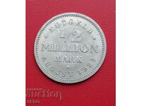 Germany-Hamburg-1/2 million marks 1923