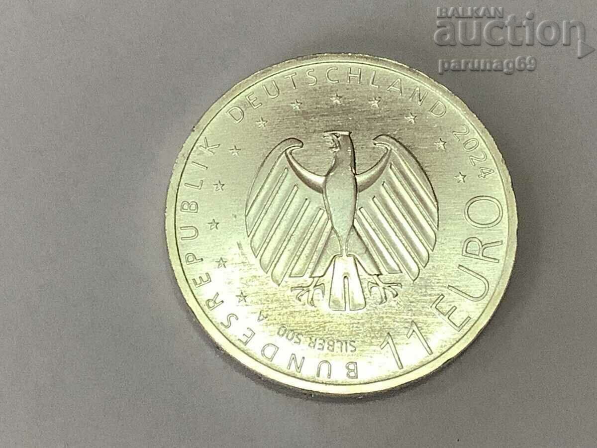 Germany 11 euro 2024 UEFA EURO 2024 Germany Silver 0.500