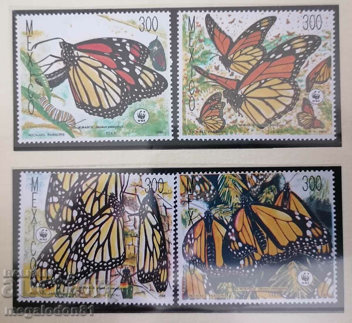 Мексико - WWF, пеперуда Монарх