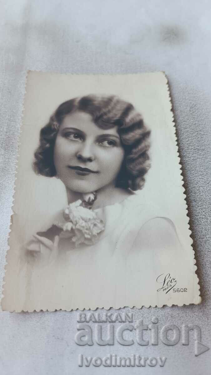 Postcard Tarnovda Young girl 1933