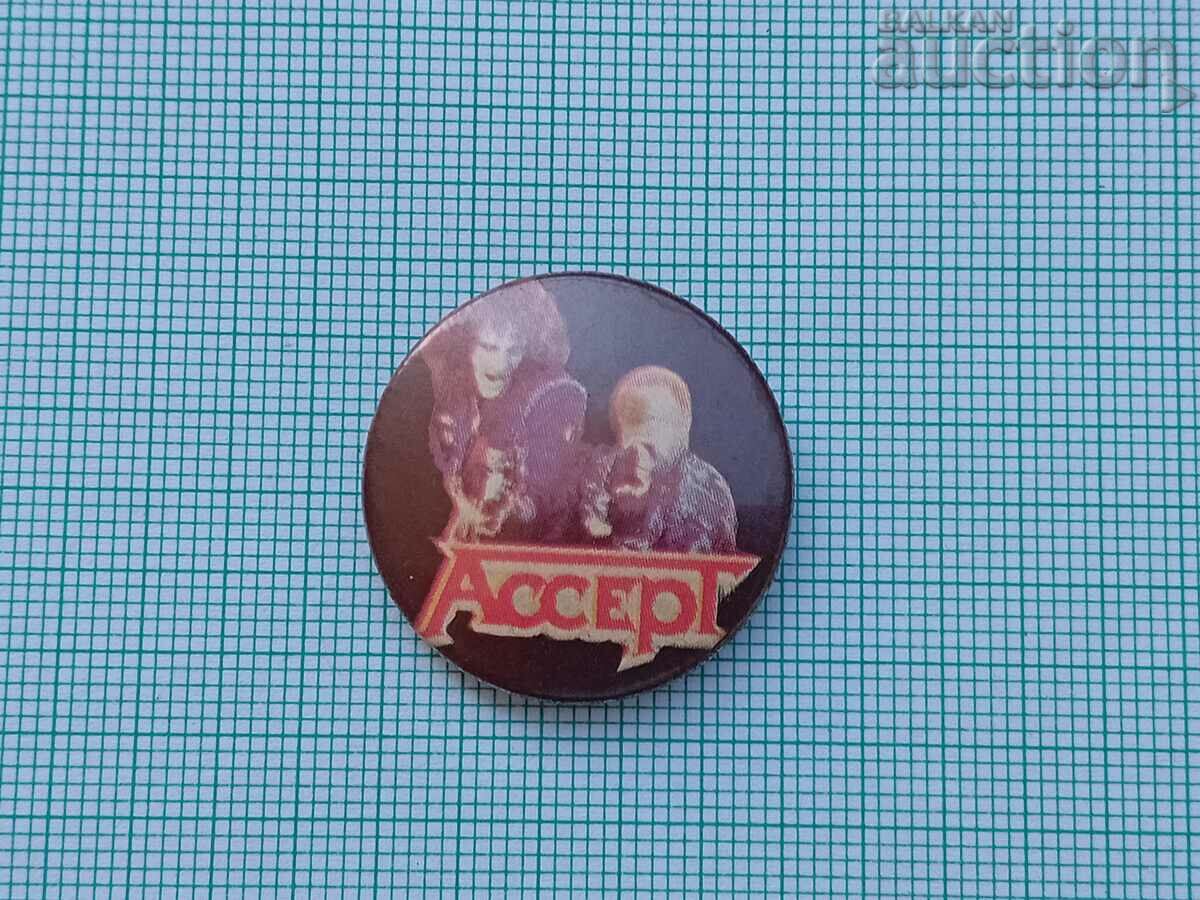 ACCEPT HEAVY METAL badge 80s with price 11.00 BGN | € 5.62 ACCEPT HEAVY METAL badge 80s with price 11.00 BGN | € 5.62