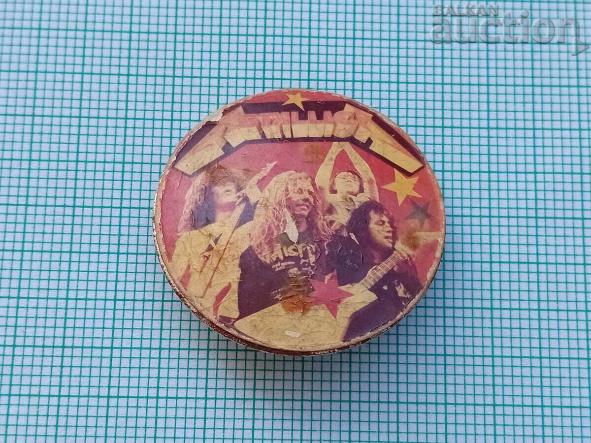 METALLICA HEAVY METAL badge 80s with price 11.00 BGN | € 5.62 METALLICA HEAVY METAL badge 80s with price 11.00 BGN | € 5.62