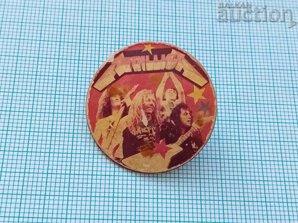Delivery of METALLICA HEAVY METAL badge 80s Delivery of METALLICA HEAVY METAL badge 80s