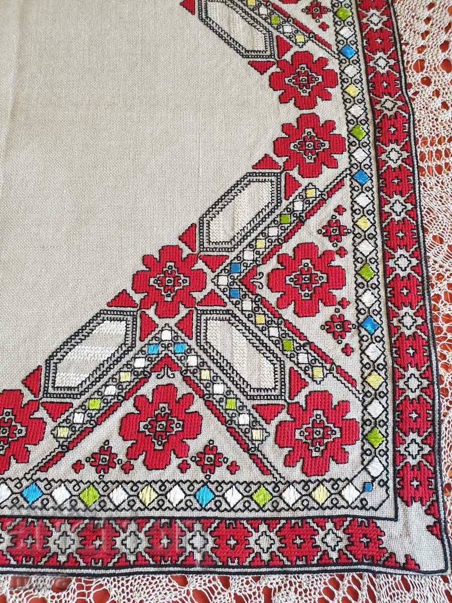 Richly embroidered check, cover with price 80.00 BGN | € 40.90